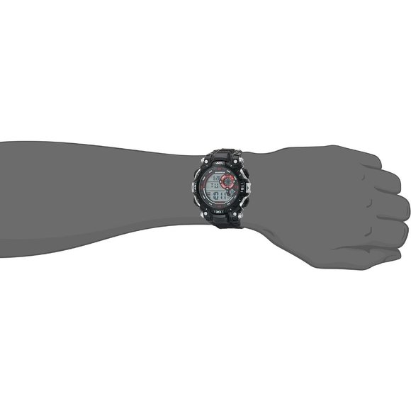 Men's Digital Chronograph Resin Strap Sport Watch - Picture 5 of 7